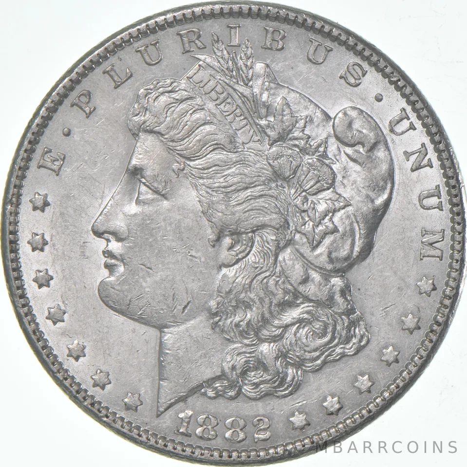 AU+ 1882 (P) Morgan Silver Dollar (1 coin)
