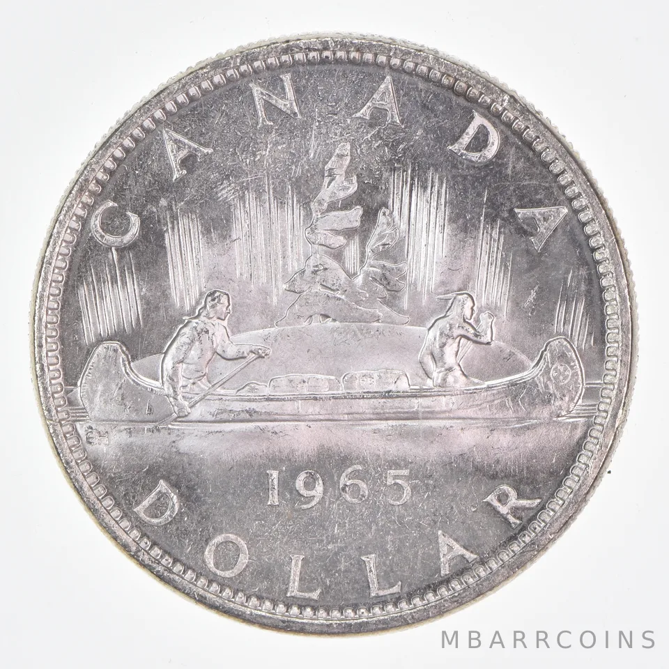 Better Date - 1965 Canada 1 Dollar World Coin *526