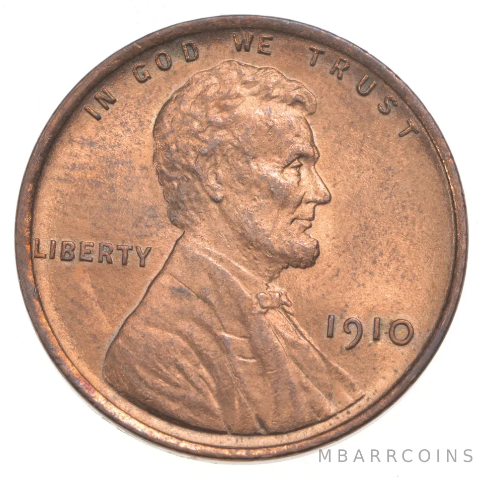 1910 Lincoln Wheat Cent a5539
