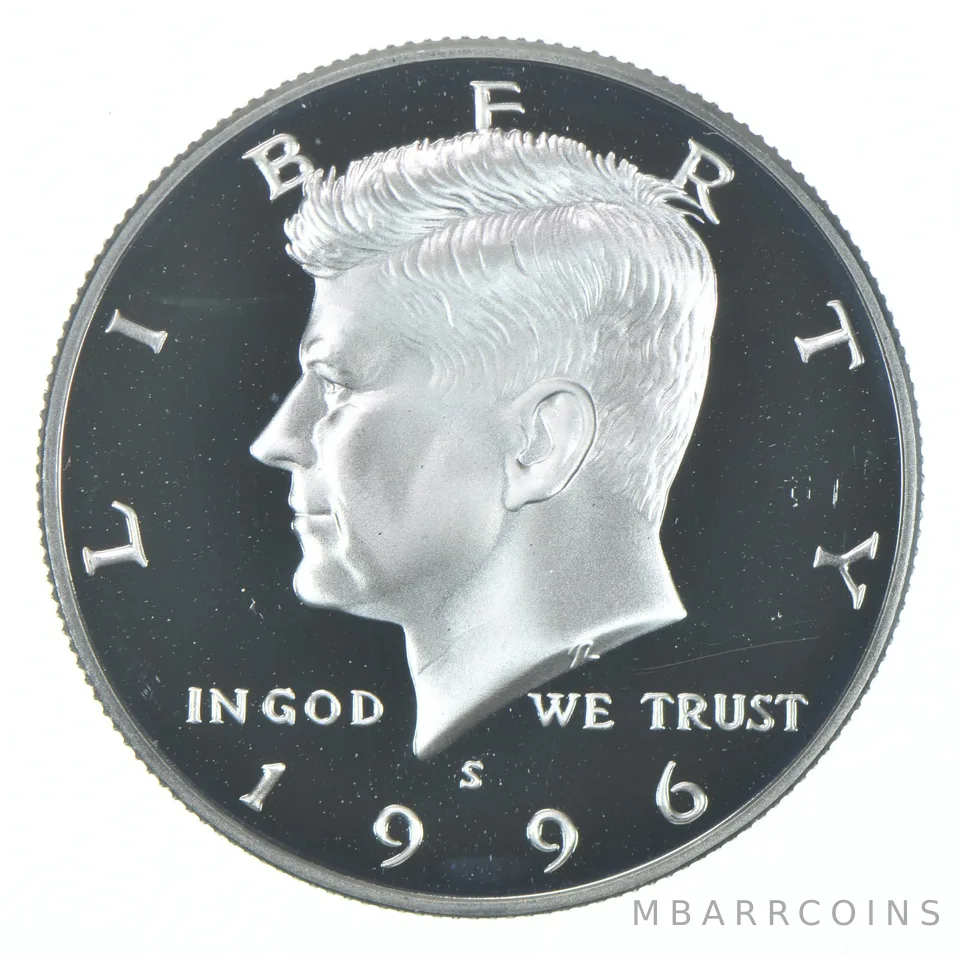 1996-S Kennedy Half Dollar Proof 90% Silver