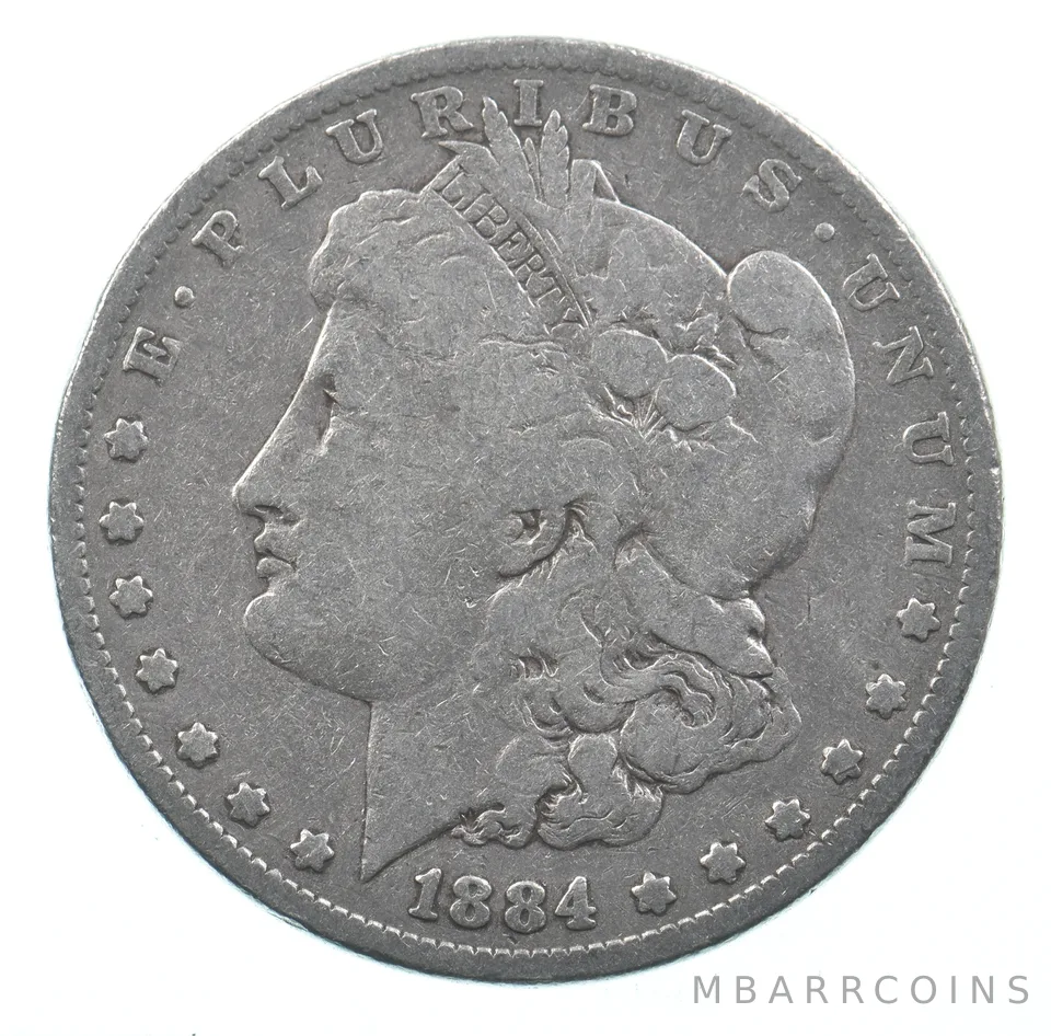 Early - 1884 Morgan Silver Dollar - 90% US Coin *601