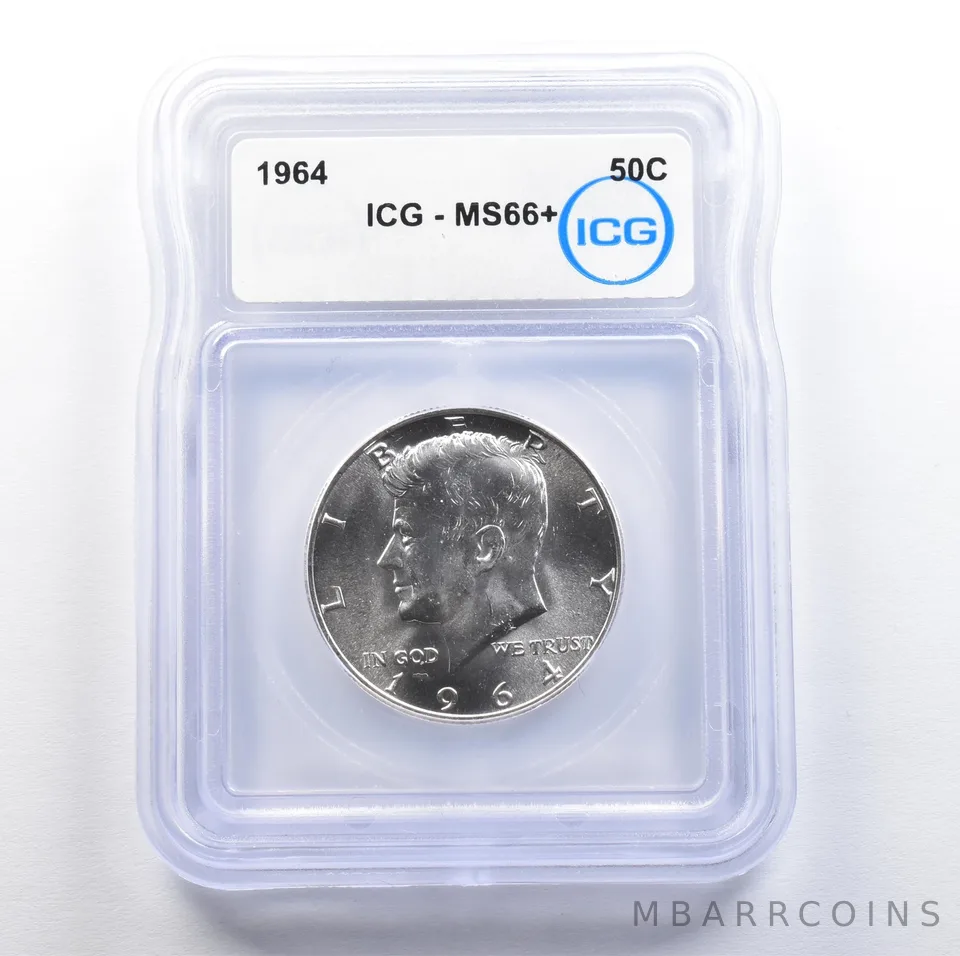 1964 Kennedy Half Dollar MS66+ ICG *7625