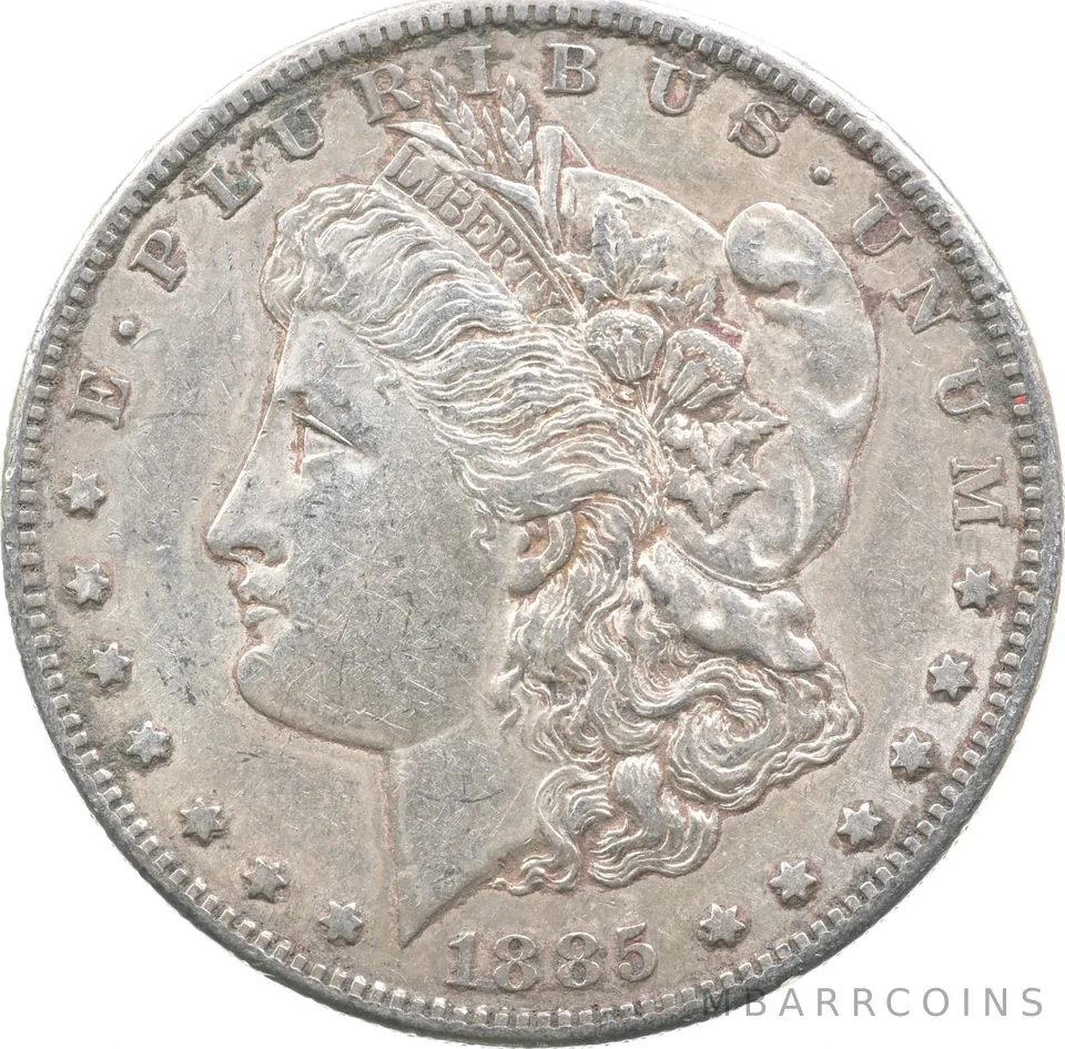 1885-S Morgan Silver Dollar a5082