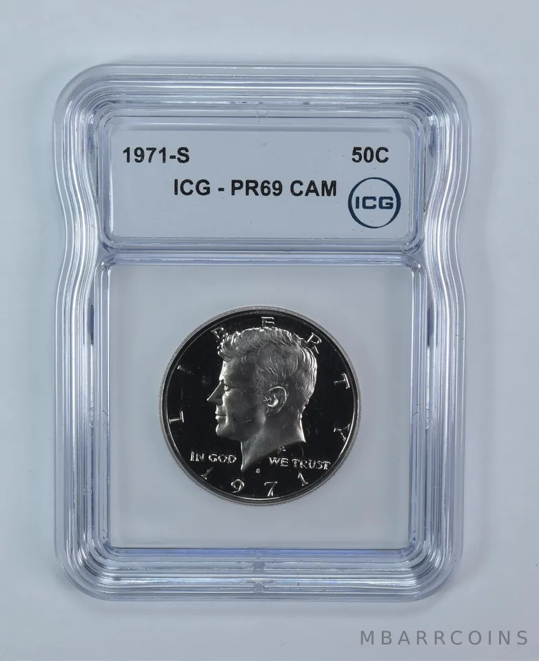 1971-S Kennedy Half Dollar PR69 CAM ICG