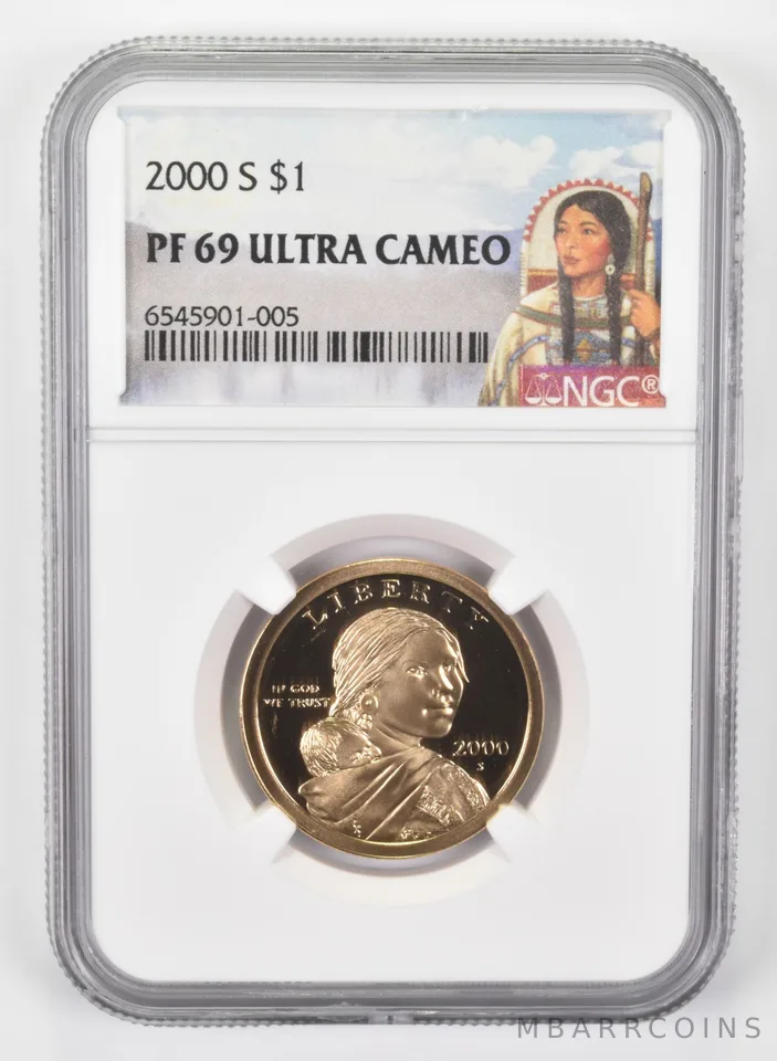 2000-S Sacagawea $1 PF69 NGC Special Lbl
