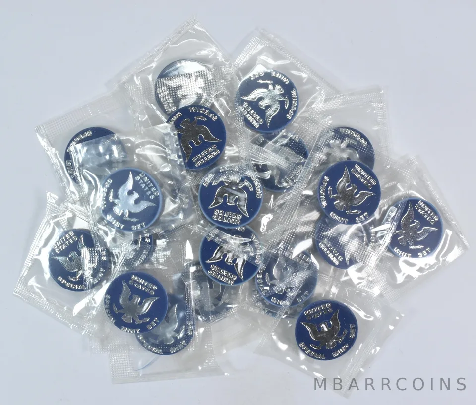 Lot of (25) Tokens From US Mint Special Mint Set SMS