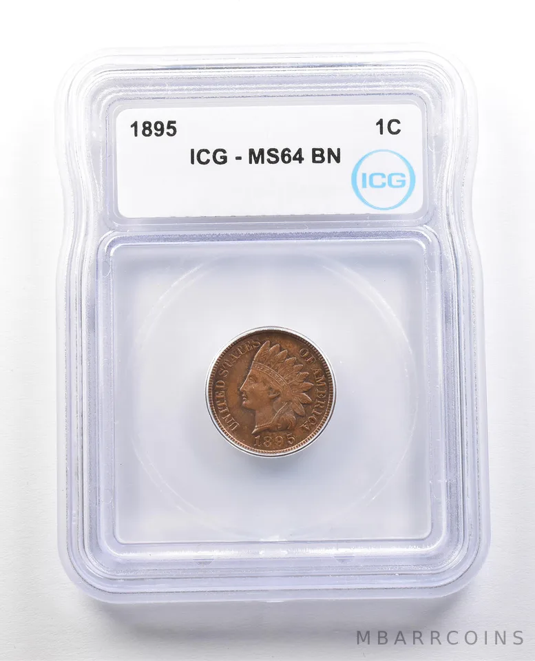 1895 Indian Head Cent MS64 BN ICG *1399