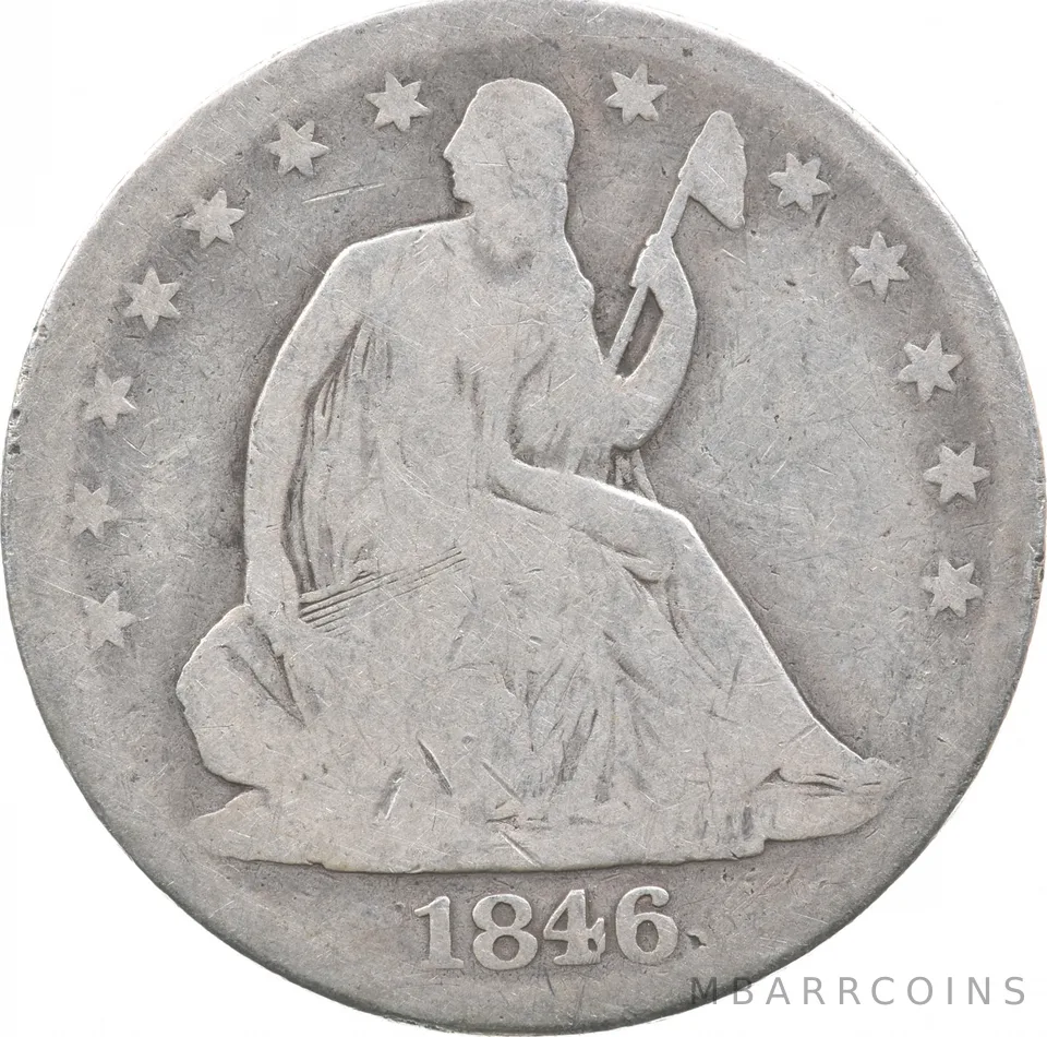 1846 Seated Liberty Half Dollar *4811