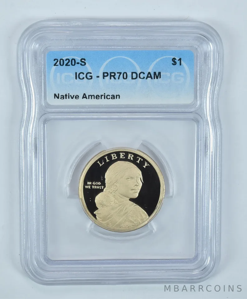 2020-S Sacagawea $1 Elizabeth Peratrovich PR70 DCAM ICG