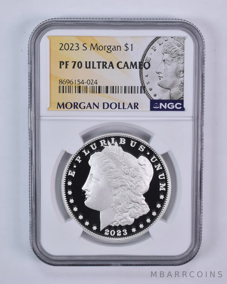 2023-S Morgan Silver Dollar PF70 UCAM NGC Special Label