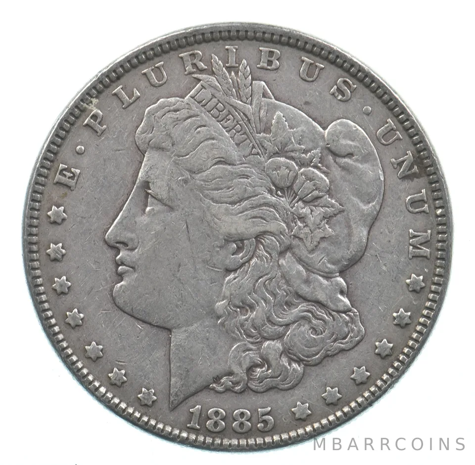 Early - 1885 Morgan Silver Dollar - 90% US Coin *723