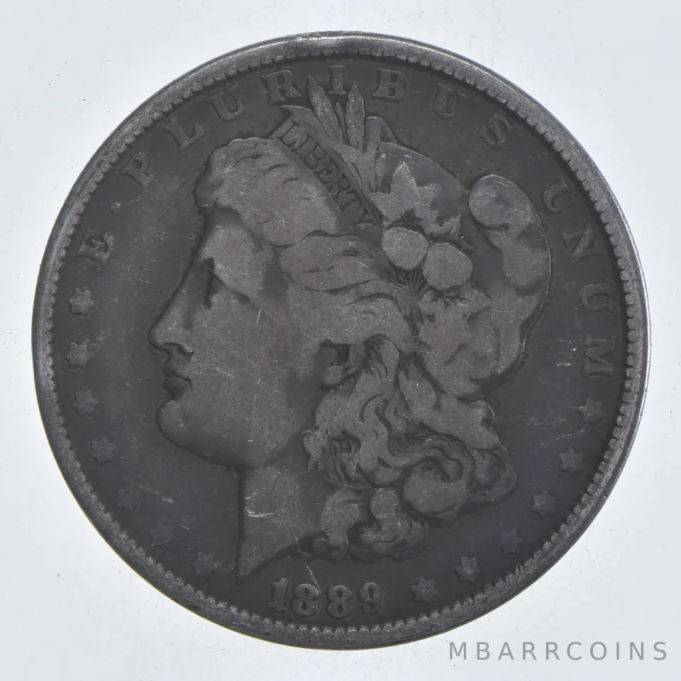 Early - 1889 Morgan Silver Dollar - 90% US Coin *081