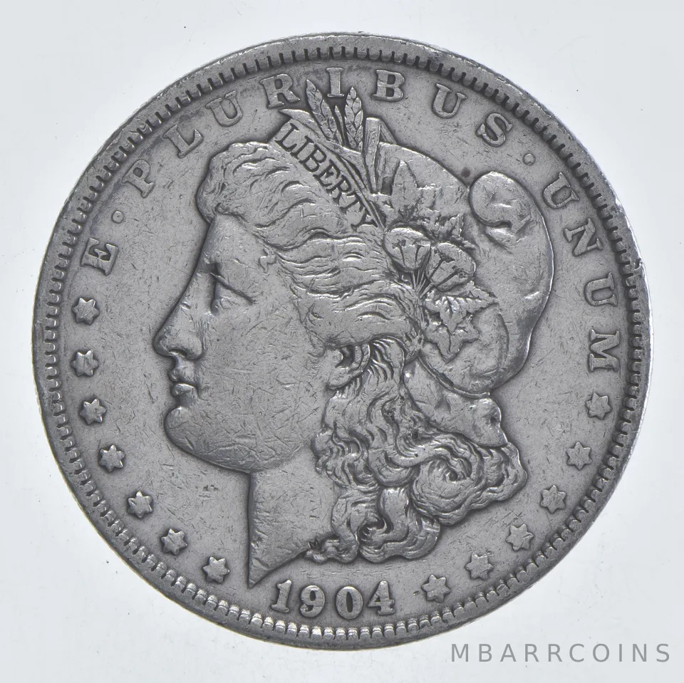 Early - 1904 Morgan Silver Dollar - 90% US Coin *930