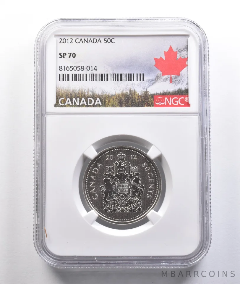 2012 Canada 50 Cents SP70 NGC *6908