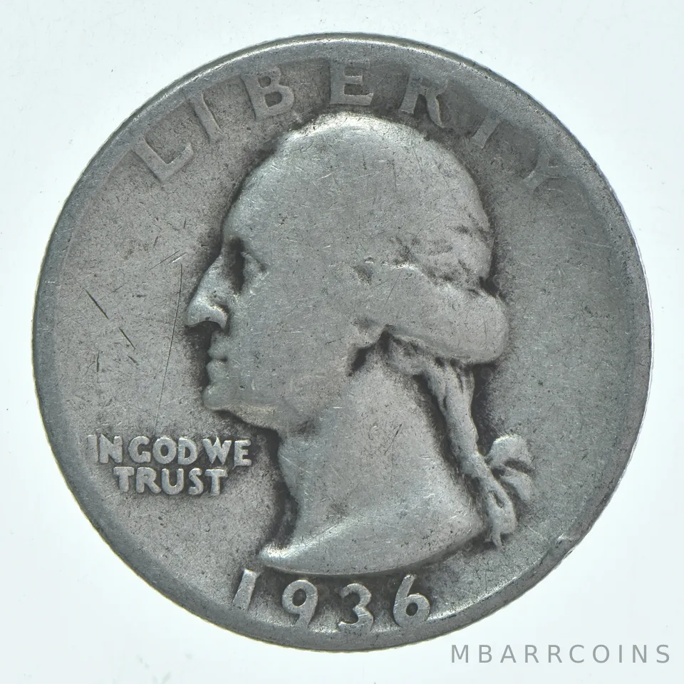 1936 (P) Washington Quarter Average Circ