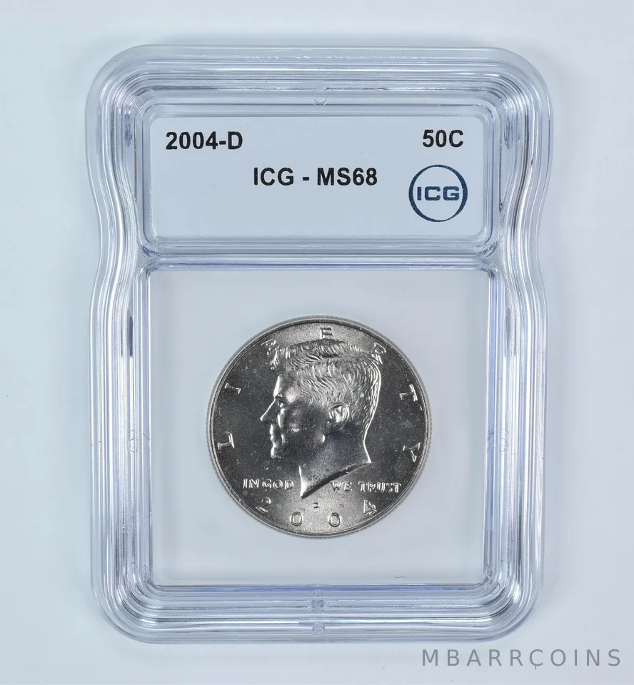 2004-D Kennedy Half Dollar MS68 ICG