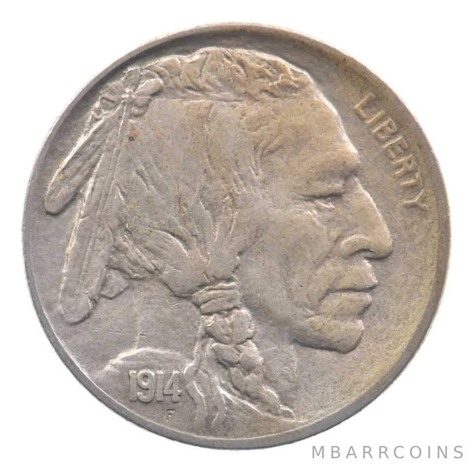 1914-S Indian Head Buffalo Nickel *9070