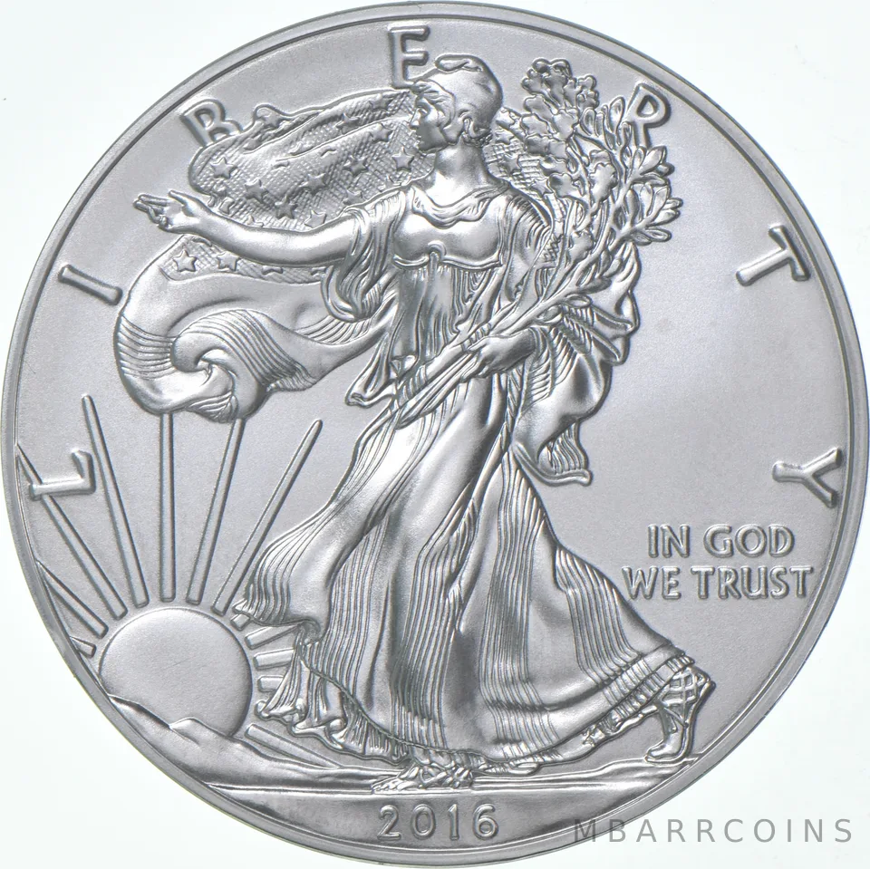 2016-W Burnished Silver Eagle
