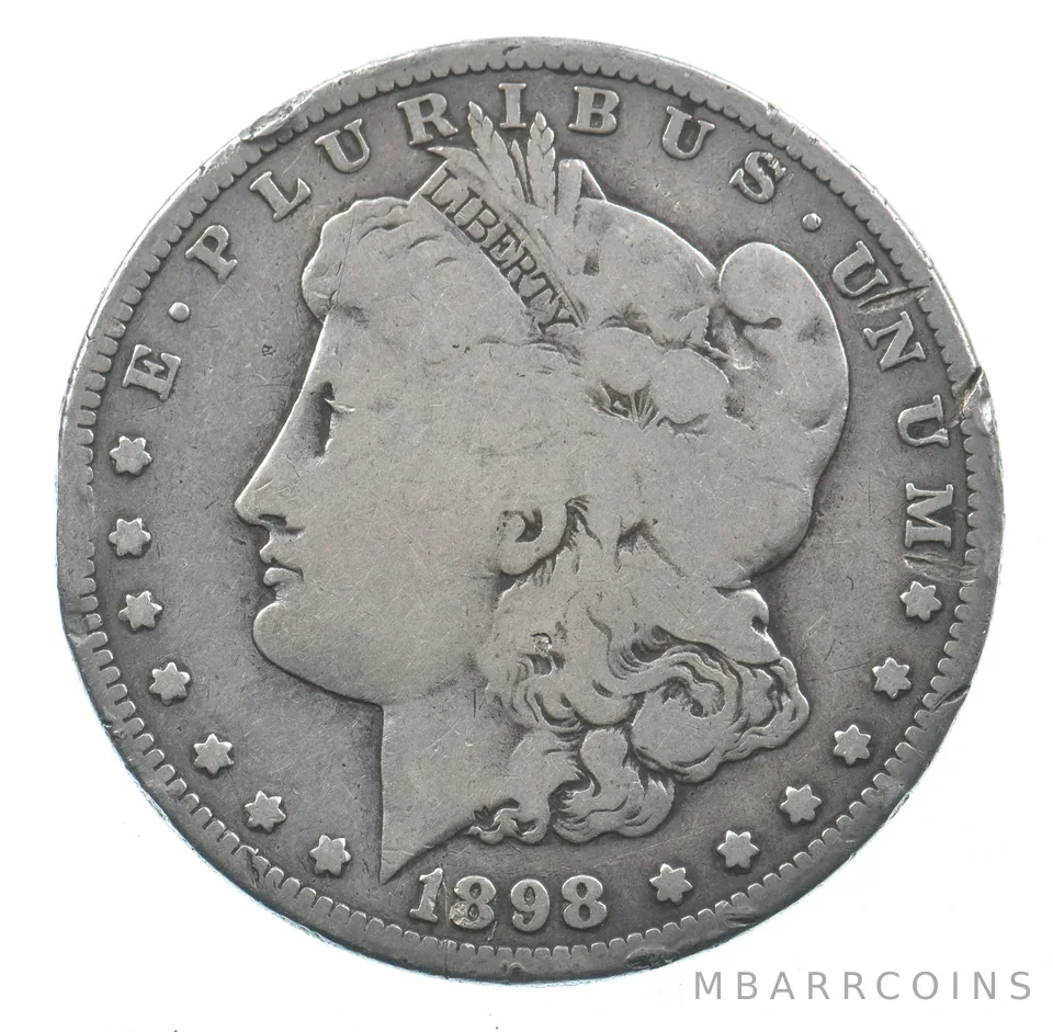 Early - 1898-S Morgan Silver Dollar - 90% US Coin *659