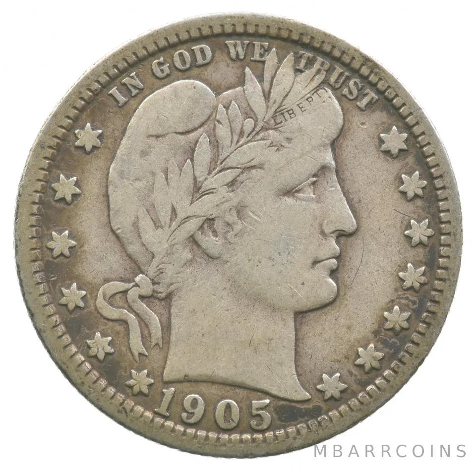 1905 Barber Quarter a5722