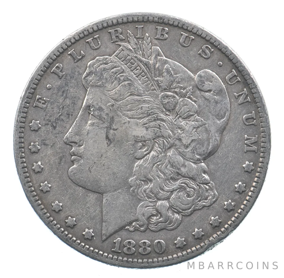 Early - 1880-S Morgan Silver Dollar - 90% US Coin *943