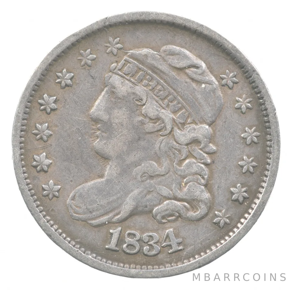 1834 Capped Bust Half Dime *7318