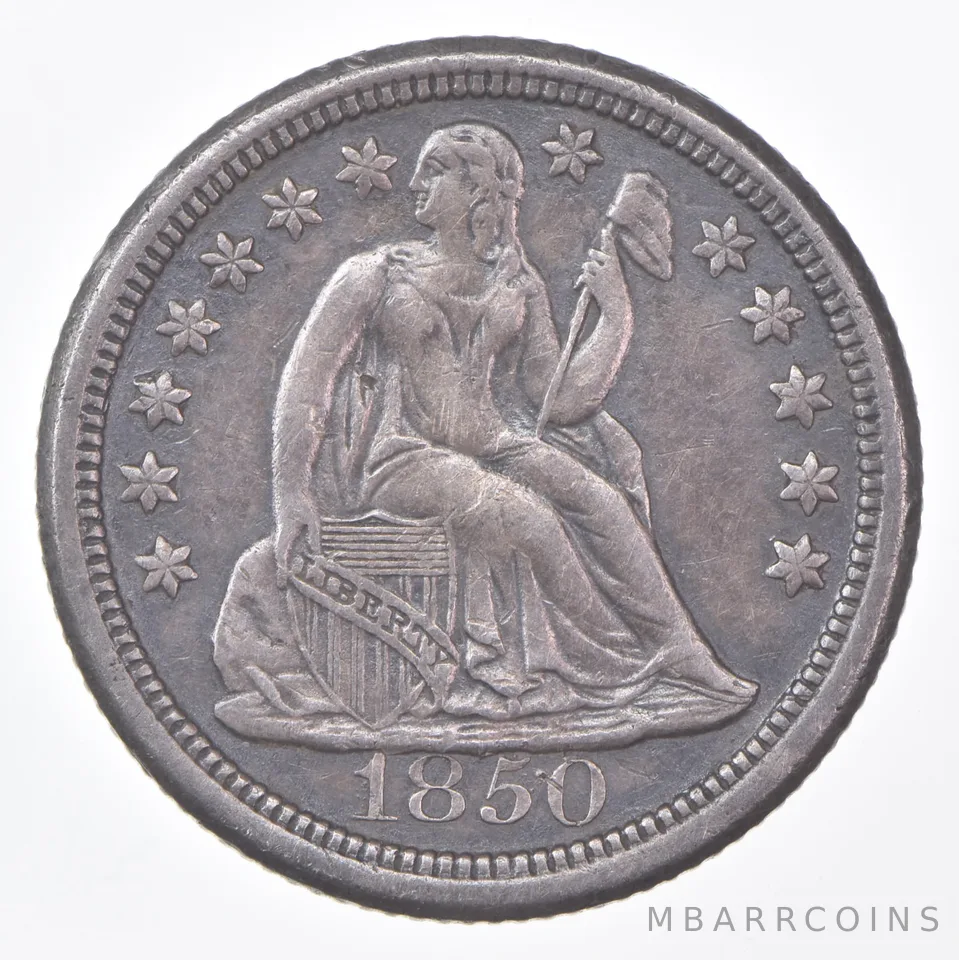 1850-O Seated Liberty Dime Beautiful Tone *1210