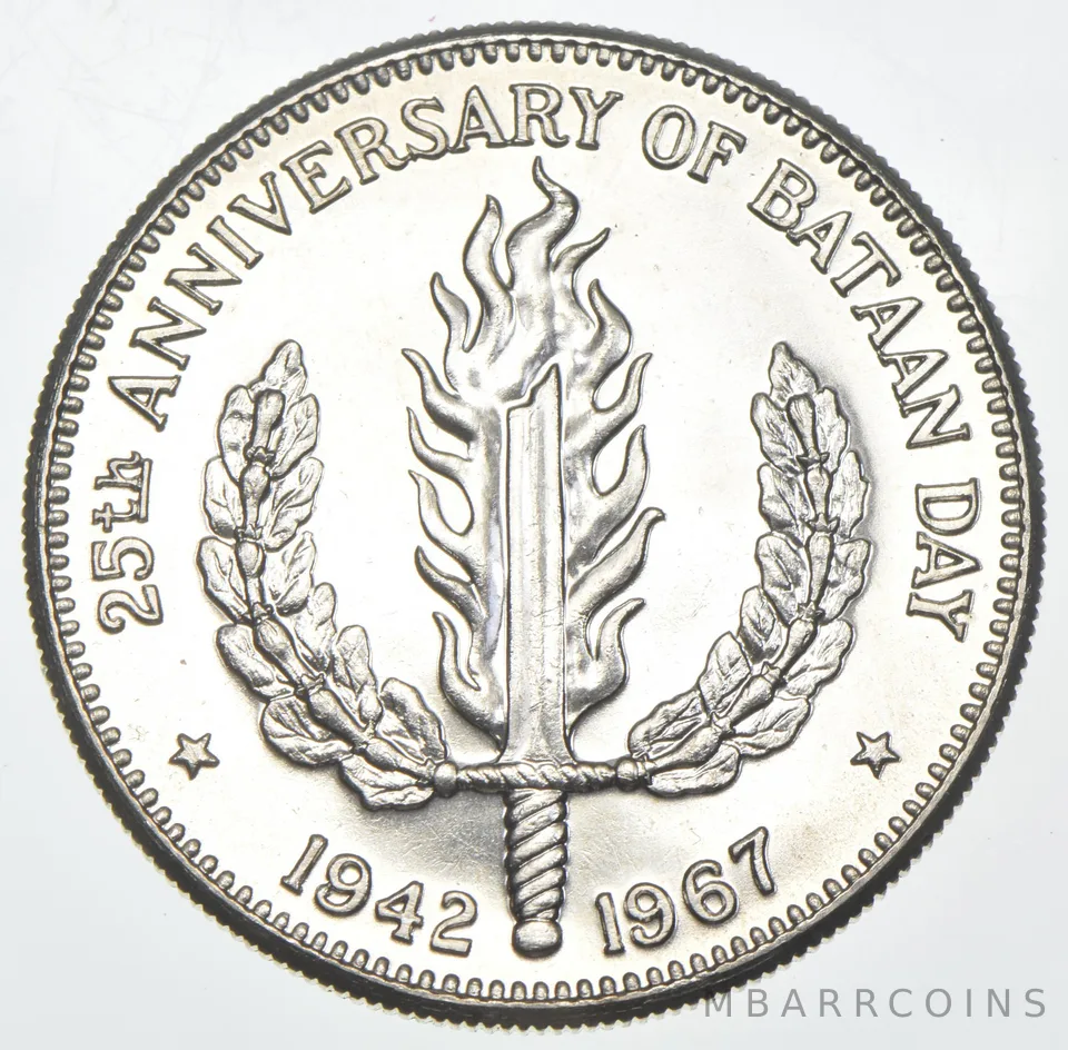 1967 Philippines 1 Peso a8145