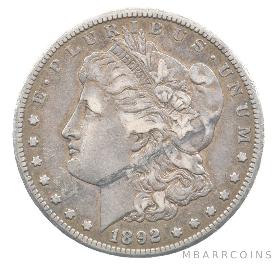 1892-CC Morgan Silver Dollar a0668