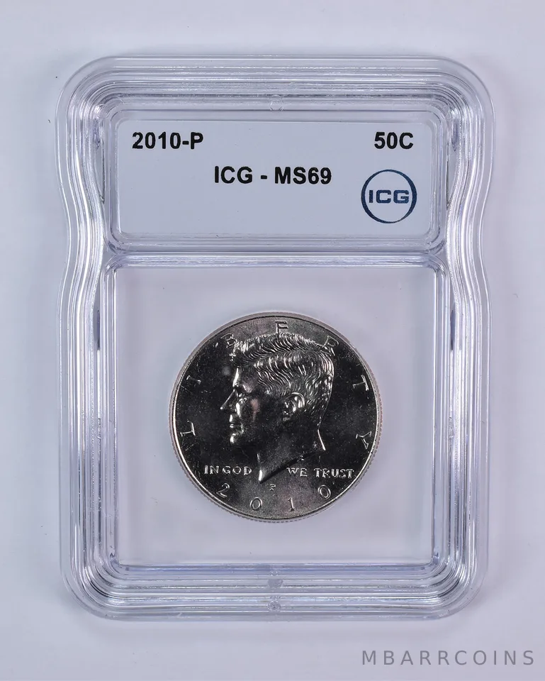 2010-P Kennedy Half Dollar MS69 ICG