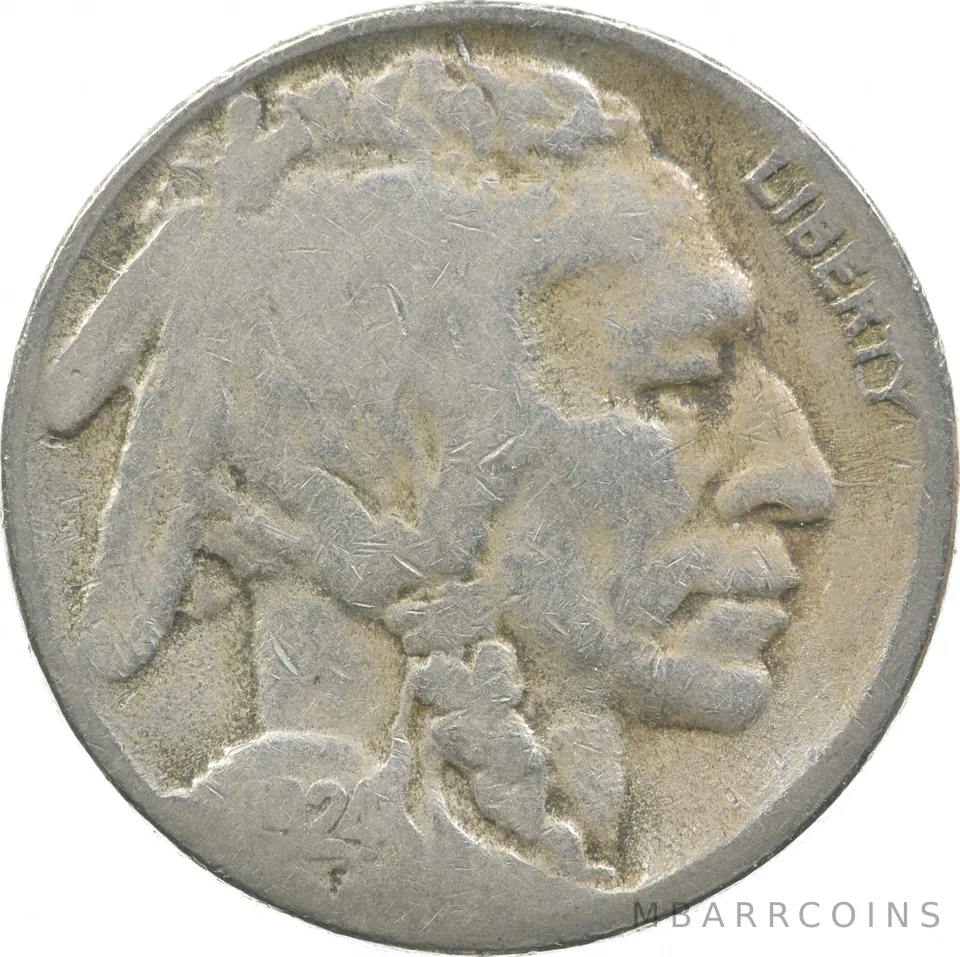 1924-S Indian Head Buffalo Nickel a3222