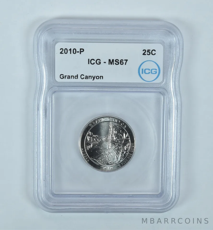2010-P Washington Quarter ATB Grand Canyon MS67 ICG