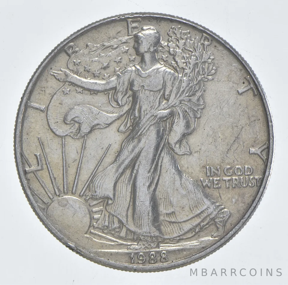 Better Date 1988 American Silver Eagle 1 Troy Oz .999 Fine Silver *140