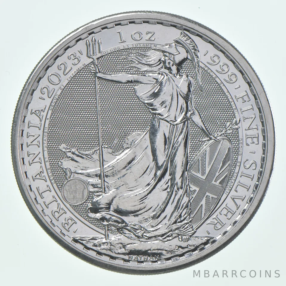 2023 Great Britain 2 Pounds Silver Britannia 1 Oz Silver