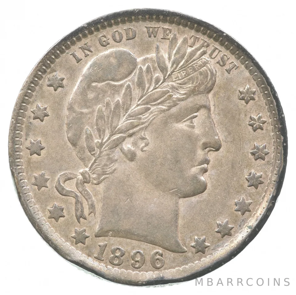 1896-O Barber Quarter a6860