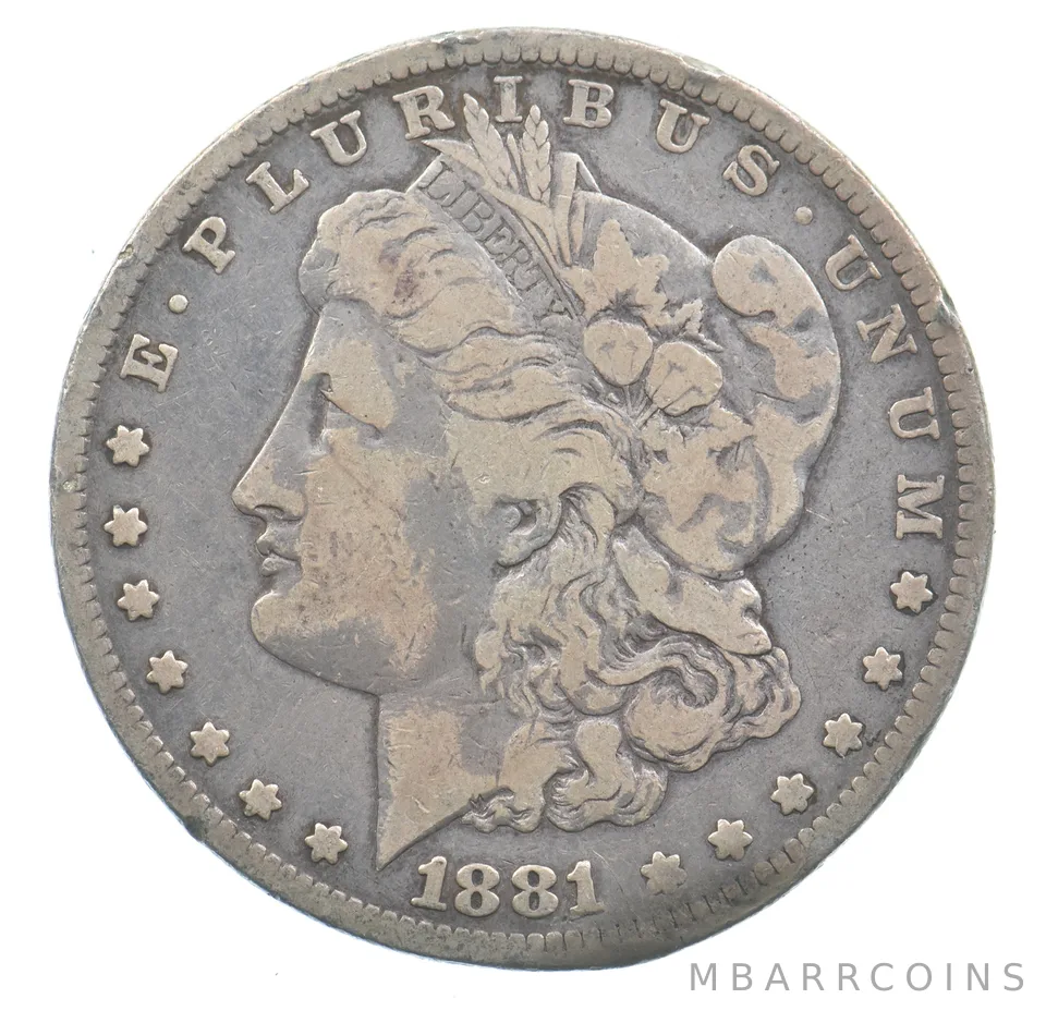 Early - 1881 Morgan Silver Dollar - 90% US Coin *959