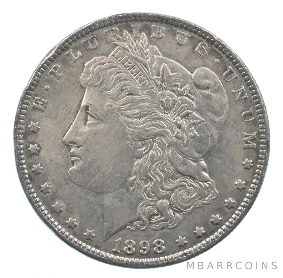 Early - 1898 Morgan Silver Dollar - 90% US Coin *701