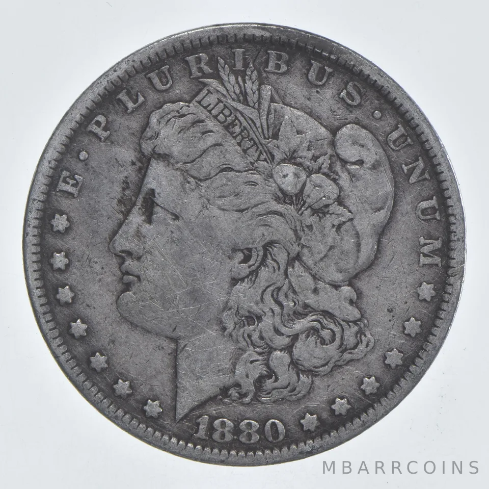 Early - 1880 Morgan Silver Dollar - 90% US Coin *763