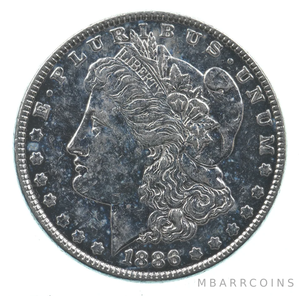 Early - 1886 Morgan Silver Dollar - 90% US Coin *660