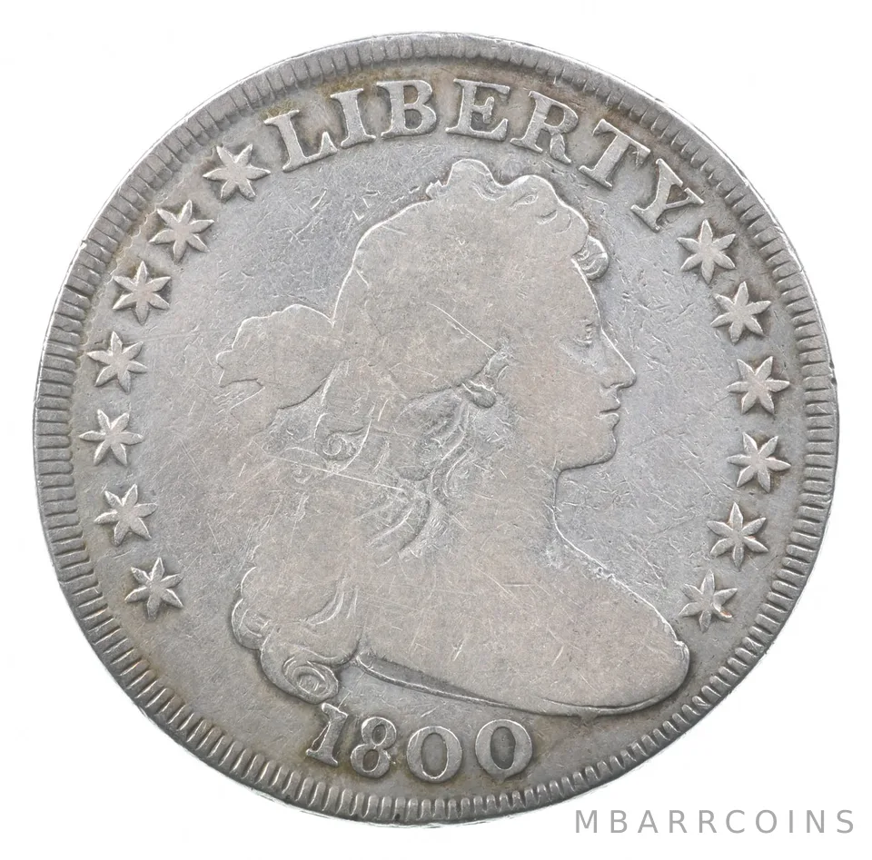 1800 Draped Bust Silver Dollar *3928