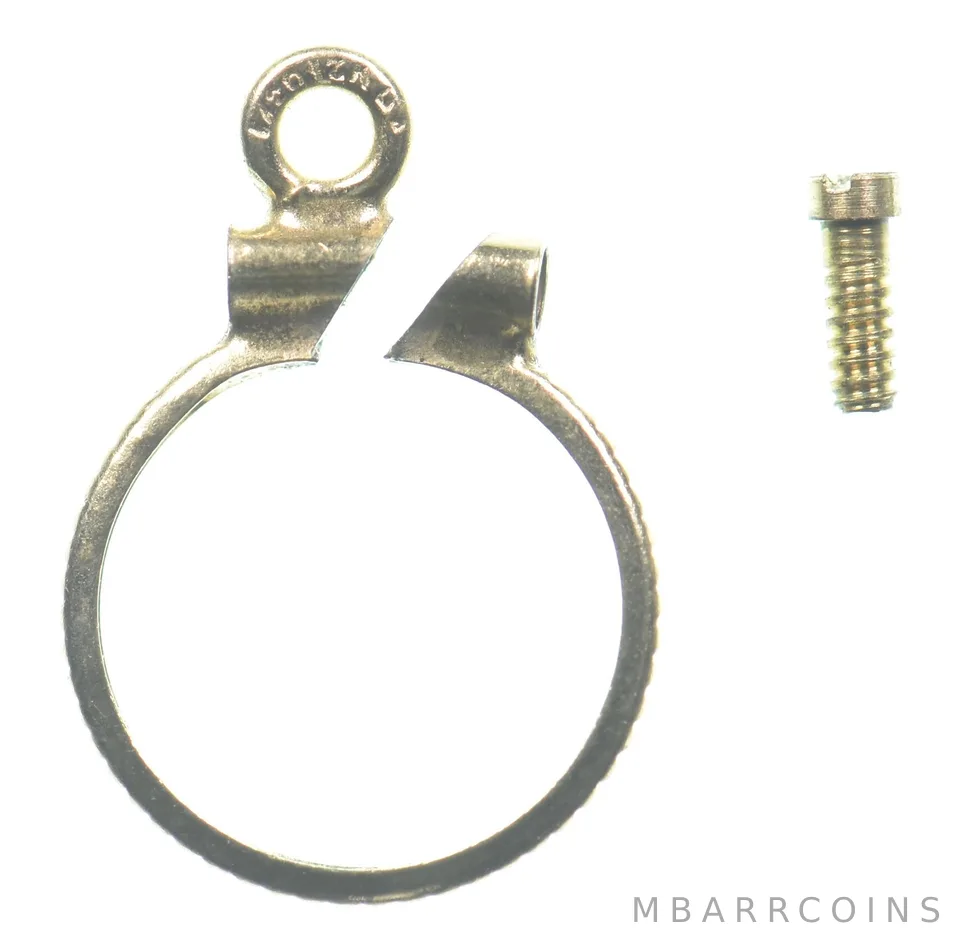 12K 10mm Gold Filled Token Coin Bezel Pendant Frame Edge *0648