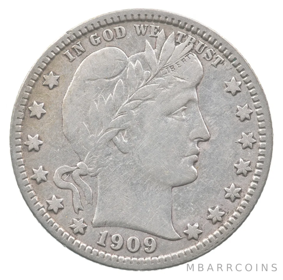 1909-D Barber Quarter *6668
