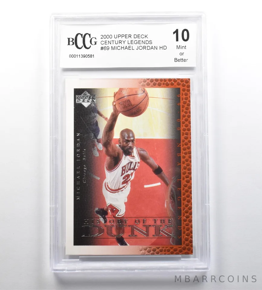 2000 Upper Deck Century Legends #69 Michael Jordan HD 10 Mint Better BCCG a7720