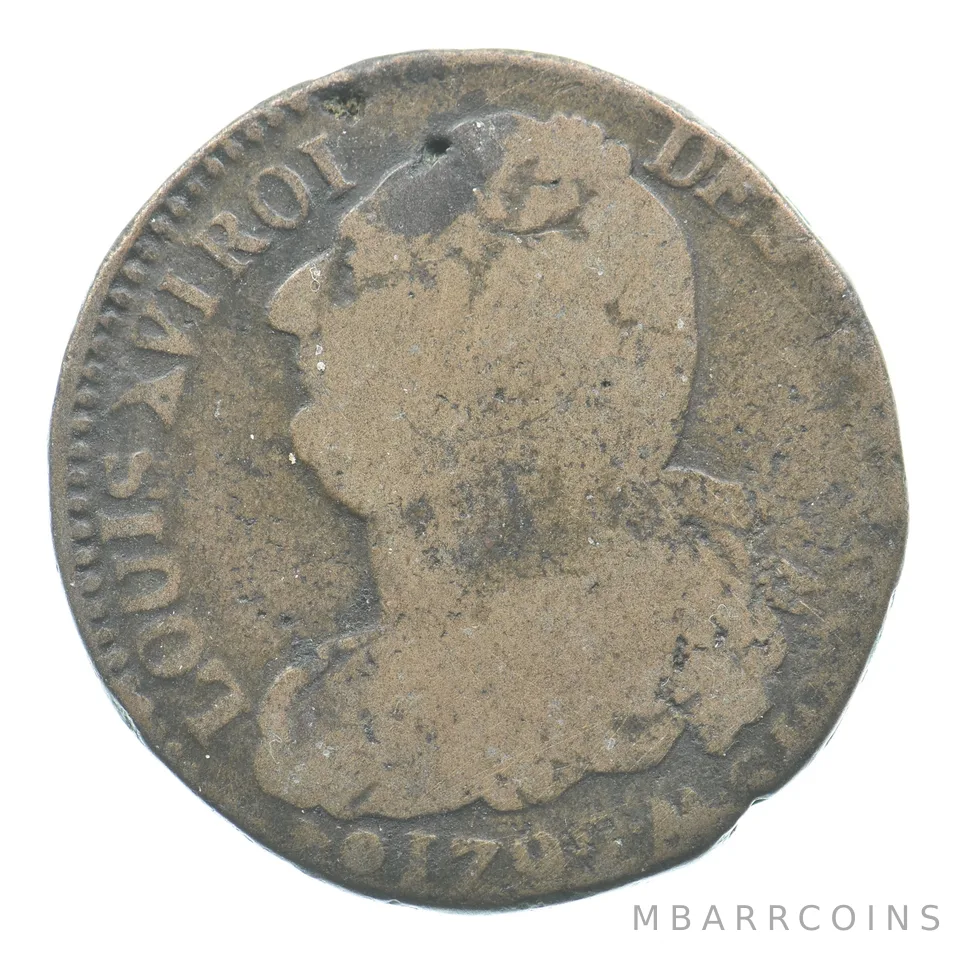 1792 A France 2 Sols *6534