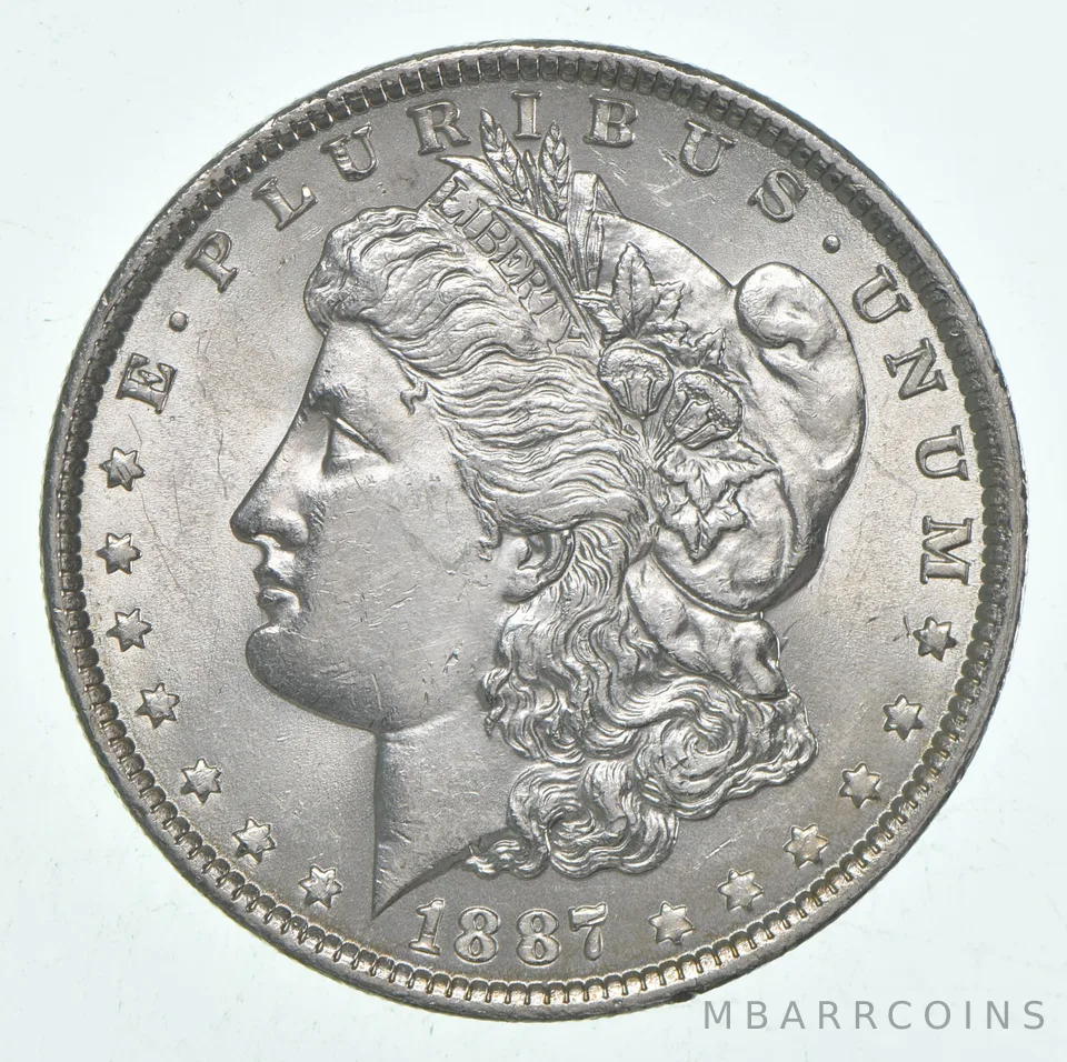 BU/Unc 1887 (P) Morgan Silver Dollar (1 coin)