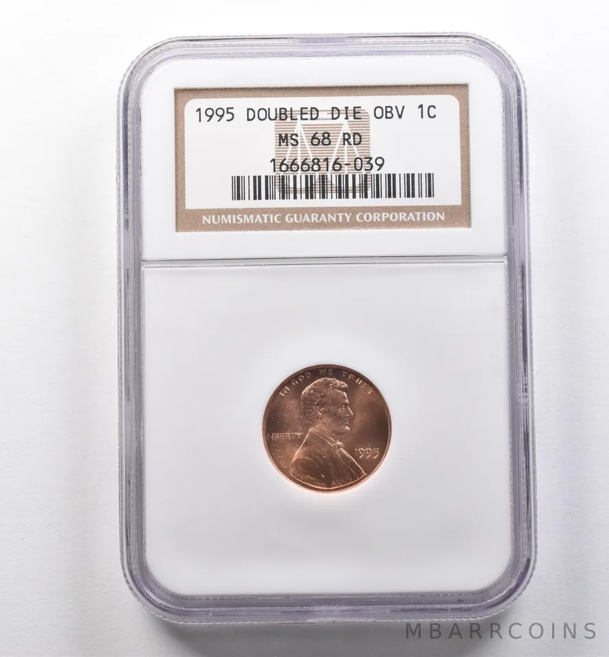 1995 Lincoln Memorial Cent Doubled Die Obverse MS68 RD NGC *2219