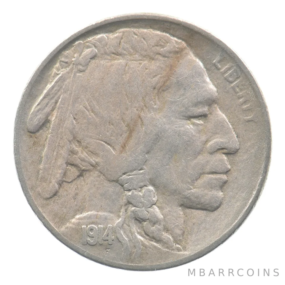 1914-S Indian Head Buffalo Nickel *3977