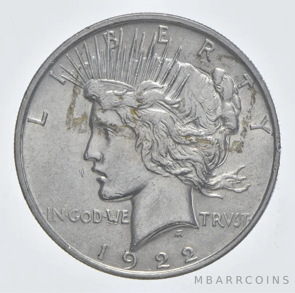 1922 Peace Silver Dollar Estate Coin Collection *288