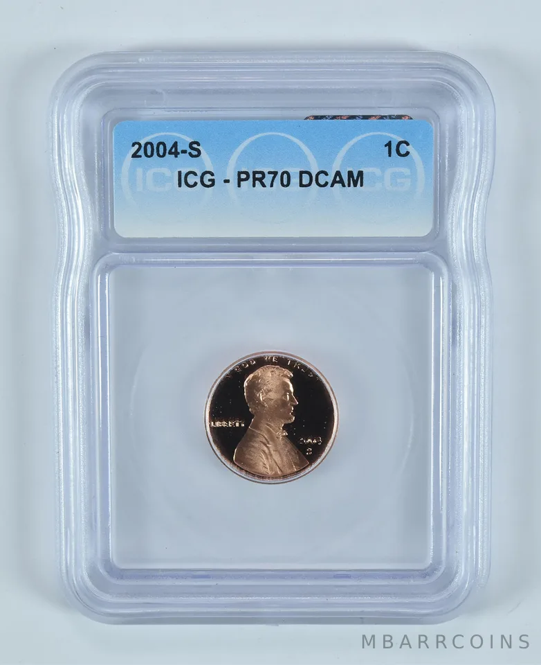 2004-S Lincoln Memorial Cent PR70 DCAM ICG
