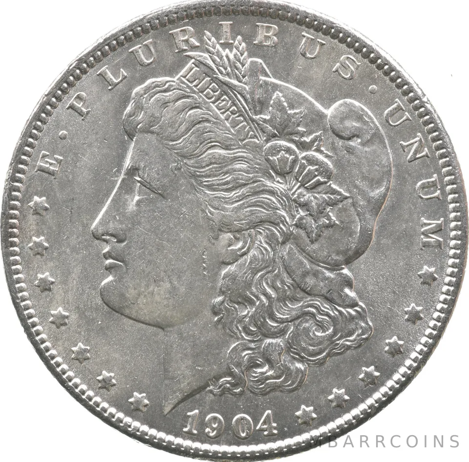 1904 Morgan Silver Dollar a2822